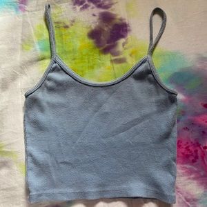 brandy melville blue tank top🖤